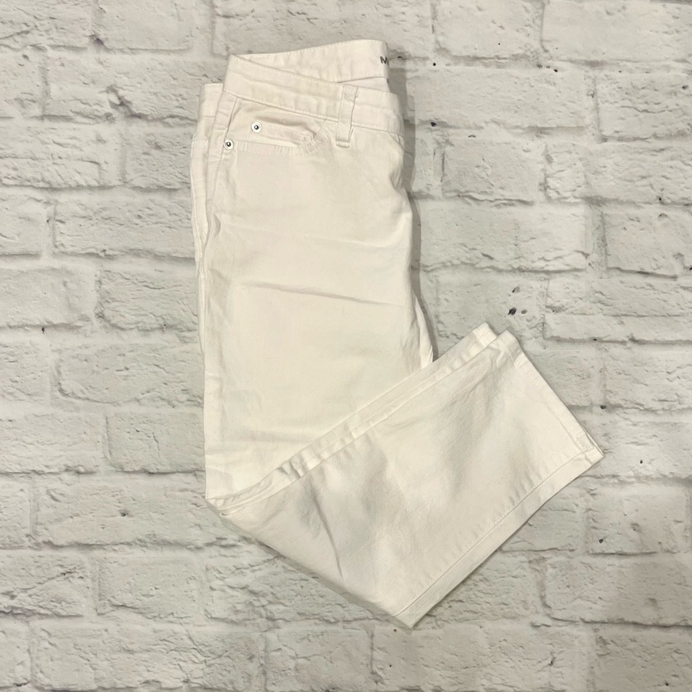 Michael Kors Women's Ankle & Cropped Jeans - Cream
